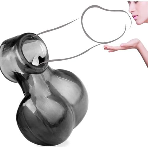 Penis Ring Sex Toy Soft Scrotum Sleeve Stimulates Erection Delayed Ejaculation Cock Ring Erotic Products for Adult Man Sex Shop