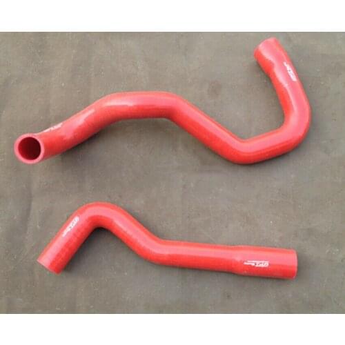 RED FOR Nissan PATROL Y61 TD42 4.2L DIESEL 12/97-ON Silicone Radiator Heater Hose
