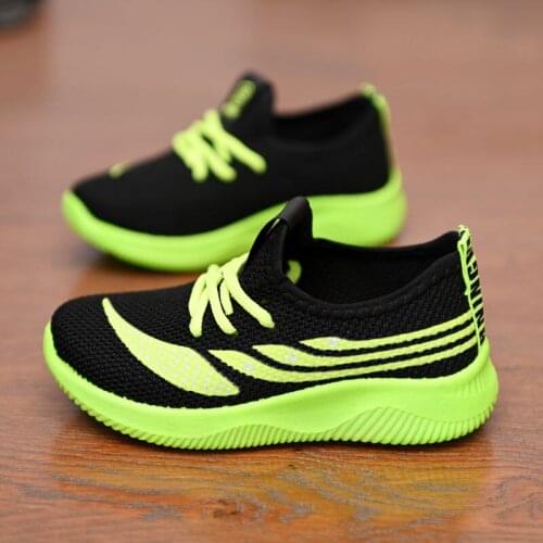 2021 Fashion Kids Shoes Breathable Boys Girls Sport Shoes Children Casual Sneakers Baby Running Shoes Mesh Shoes for Girls