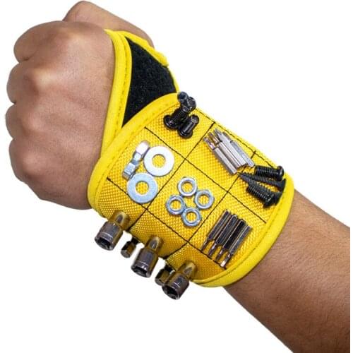 NEW Belt Tools Magnetic Wristband Hand Wraps Portable Tool Bag Electrician Wrist Screws Holder Bracelet Tool For Repair Tools