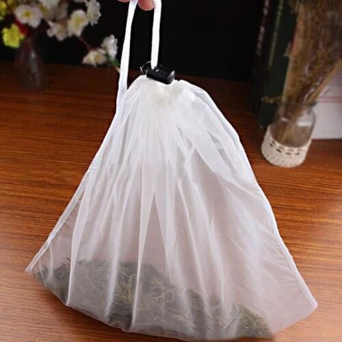 Nut Milk Bag Reusable Almond Milk Bags Commercial Food Grade Fine Nylon Mesh Food Strainer Cheese Maker Coffee Tea Filter 40*40