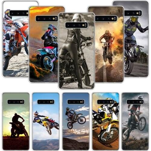 Motocross moto cross dirtbikes Case for Samsung Galaxy A51 A71 A50S A10 A20E A30 A40 A70S A90 M30S A01 A21 A6 A7 A8 A9 Plus + Ph
