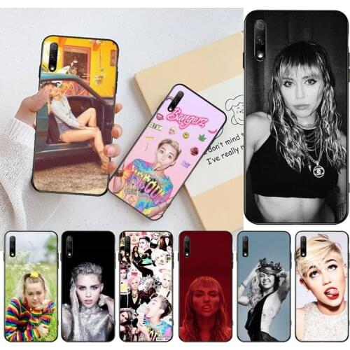 CUTEWANAN Miley Cyrus Soft Silicone TPU Phone Cover For Huawei Nova 6se 7 7pro 7se honor 7A 8A 7C Prime2019