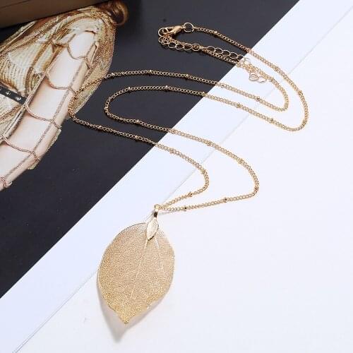 Necklace Women Sweater New Trendy Tassel Pendants Of Friendship Gold Chain Jewelry Autumn and Winter Party Gift Long Necklaces