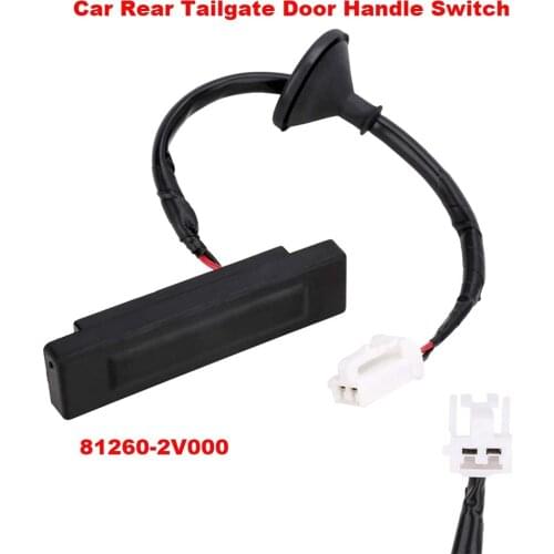 Car Rear Tailgate Door Handle Switch Without Camera Rear Boot Opening Button for Hyundai Veloster 2012-2017 81260-2V000