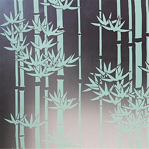 Beibehang Thickened glue-free PVC frosted glass film Window bathroom stickers Transparent opaque bright Multi-color matte