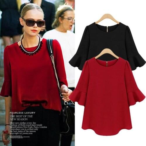 Blouses With Sleeves QUEECHALLE China