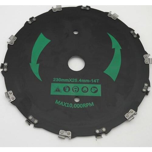 14 & 20 Teeth 9 Inch Duty Brushcutter Blade Lawn Mower Trimmer Head Cutter Blade Garden Tools Parts Grass Machine for Lawn Mower