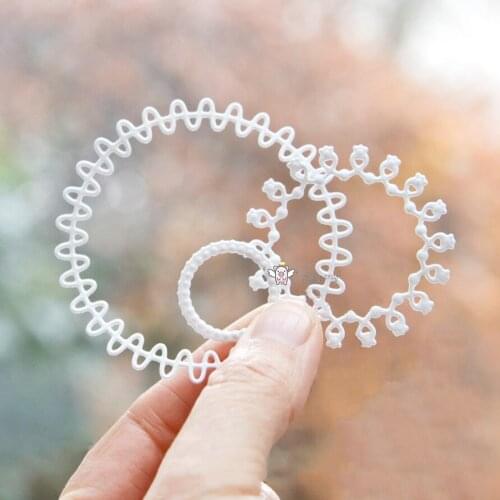 Mmao Crafts Metal Steel Cutting Dies New 5Pcs Lace round frame Stencil For DIY Scrapbooking Paper/photo Cards Embossing Dies