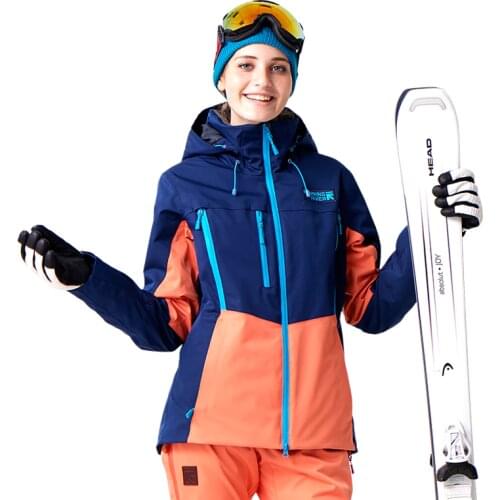 RUNNING RIVER Brand Hooded Women Ski Jacket High Quality Professional Sports Clothing Woman Outdoor Sports Jackets N7452N