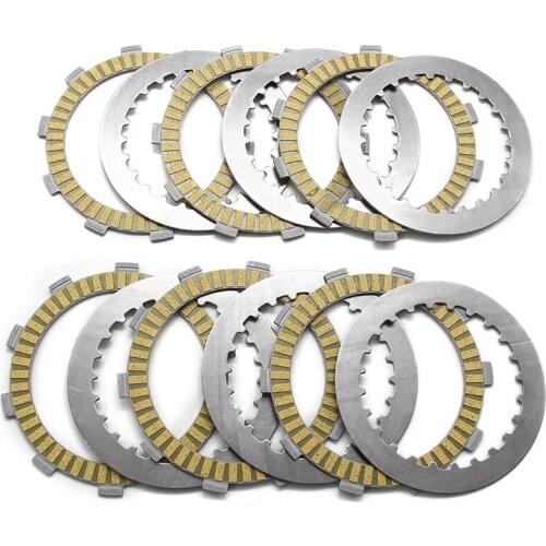 Clutch Friction Disc Plate Kit For Honda XL250 Degree XLR250 R-6 Plate Baja DALLARA XR250R XR250SM OEM:22201-MR7-000 22321KF0770
