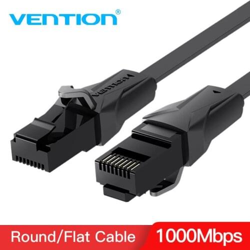 Vention Ethernet Cable Cat6 Lan Cable UTP RJ45 Network Patch Cable 1m 10m 20m 30m For PS2 PC Computer Router Cat6 Cable Ethernet