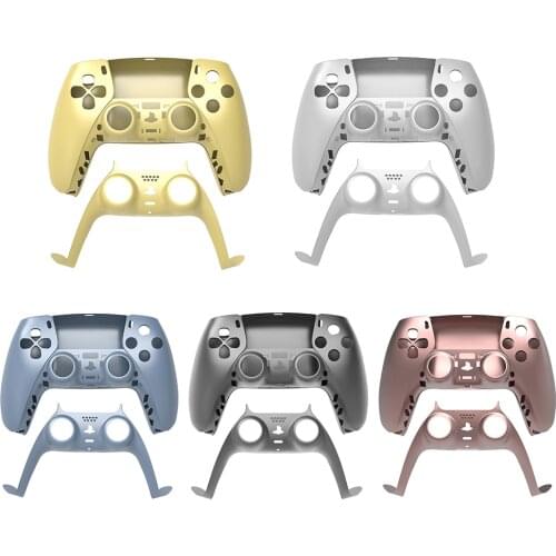 Gamepad Cover for Sony PS5 DualSense Front Middle+Back Cover Controller Replacement Decorative Shell For Sony Playstation5