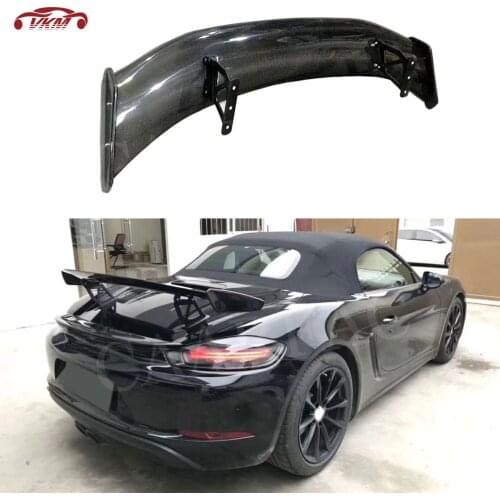 Car Racing rear lip tail spoiler wing FOR Porsche Cayman Boxster 981 986 987 718 GT4 GT 2016 2017 2018 2019