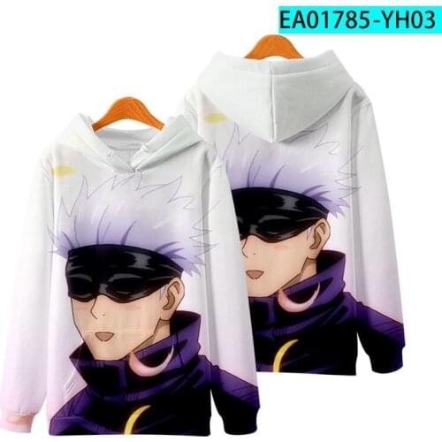 3D Anime Jujutsu Kaisen Hoodie 2021 New 3D Clothing Men Sweatshirts Women Fashion Pullovers Casual Boys Girls Hip Hop Tops