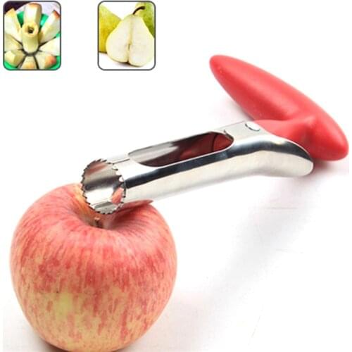 Stainless Steel Easy Twist Core Remover Fruit Apple Corer Pitter Cutter Slicer Fruit Knife Kitchen Gadgets Tools Accessories