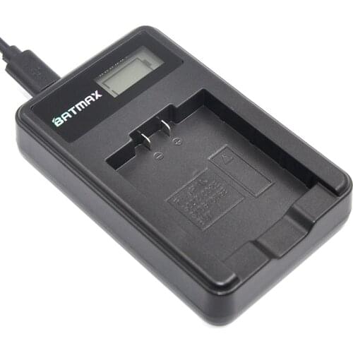 LCD USB Battery Charger for Panasonic DMW-BMA7 CGA S006 Li-ion Battery DMC FZ7 FZ8 FZ18 FZ2DMC FZ7 FZ8 FZ18 FZ28 FZ30 FZ35 FZ38