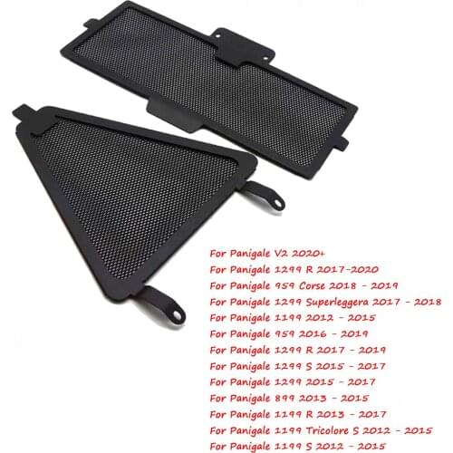 Motorcycle Radiator Guard Protector Grille Grill Cover Water Tank Protection For Ducati Panigale 899 959 1199 1199R 1199S 1299