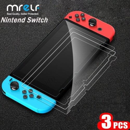 3Pcs Protective Glass for Nintend Switch Screen Protector Tempered Glass for Nintendos Switch NTS Glass Accessories Screen Film