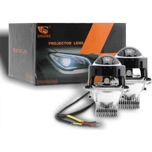 1 Set 2.5 Inch LHD RHD Bi Led Projector Lenses Headlight 3R G5 6000K 34W 38W 3200lm Universal Car Headlamp Retrofit Styling