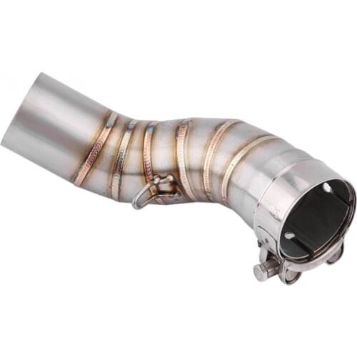1 Pcs Motorcycle Full Exhaust System Middle Pipe Link Connect for Kawasaki Z900 17-18 Universal Moto Exhaust Pipe With Muffler