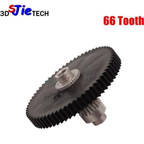 SWMAKER 1pcs Titan Extruder Big Gear 66 Tooth Modulus 0.5 Stainless Steel Gear for DIY 3D printer