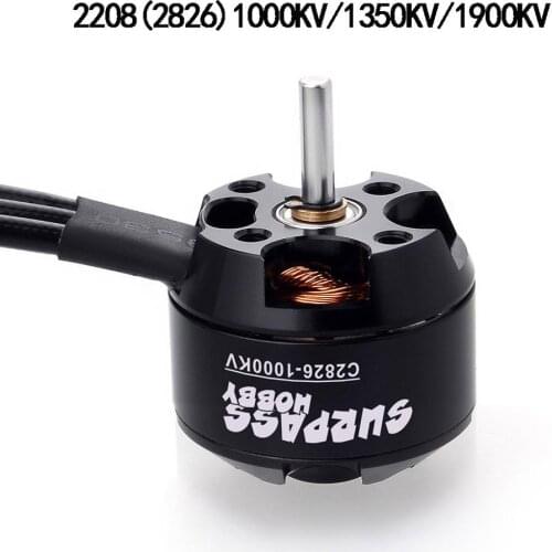 2208(2826) 1000KV 1900KV 14 Poles Brushless Motor for RC 100g-350g Airplane Fixed-wing Glider Warbirds Aircraft