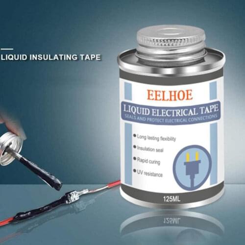 30/125ml Waterproof UV Protection Liquid Insulation Electrical Tape Tube Paste Fast Rubber Fixed Dry Insulating Sealing Glue