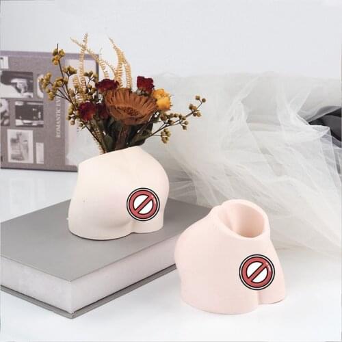 3D Hip Candle Mold Plump Ass Torso Candle Silicone Buttock Women Female Shape Soap DIY Jewelry Making Mould Decorations