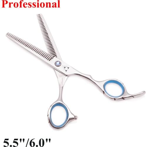 5.5 6 Inch Professional Hair Scissor Hair Thinning Scissors Hairdressing Scissors 440C Salon Style Barber Tool Hairdresser 2001