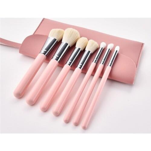 7Pcs Makeup Brushes Set Eye Shadow Foundation Powder Eyeliner Eyelash Lip Make Up Brushes Cosmetic Beauty Tool Kit