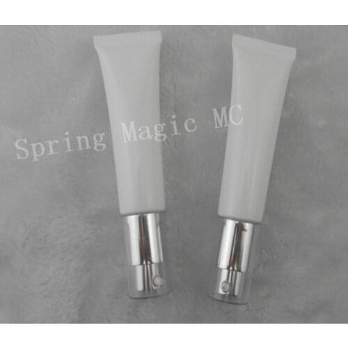 30ml White Soft Tube For Hand Cream/Emulsion/CC Cream Cosmetic Tube,Plastic Soft tube Vacuum bottle,Cosmetic airless pump Tube