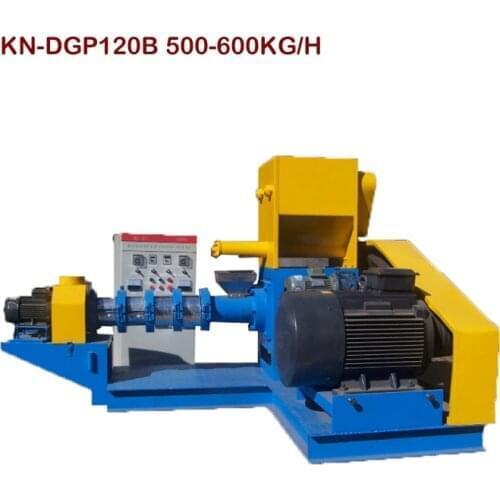 CN-120B 500-600kg/H commercial fish feed extruder machine for sale dog food making machine