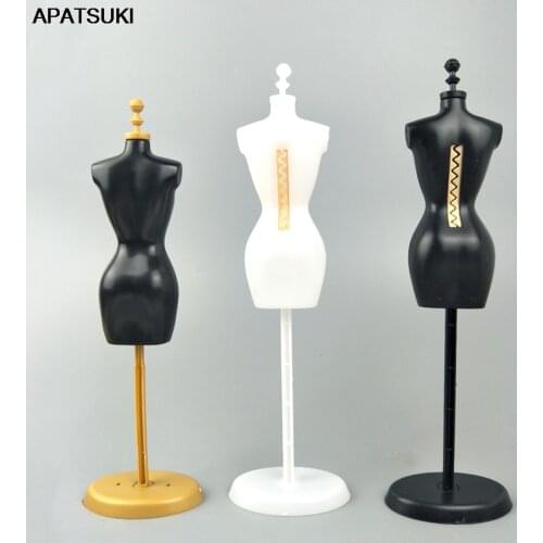 Display Holder Support For Barbie Doll Clothes Outfit Dress Gown Mannequin Model Stand For Barbie Dollhouse 1/6 Doll Accessories