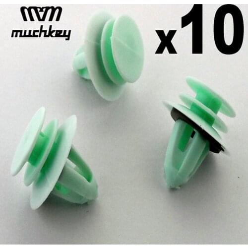 For Skoda Octavia Fabia Roomster Interior Door Panel Card Green Nylon Door Trim 10pc