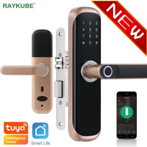 Golden Fingerprint Door Lock Support Tuya APP Wifi Unlock Remotely 5 Unlock Method Keyless Home Security X3