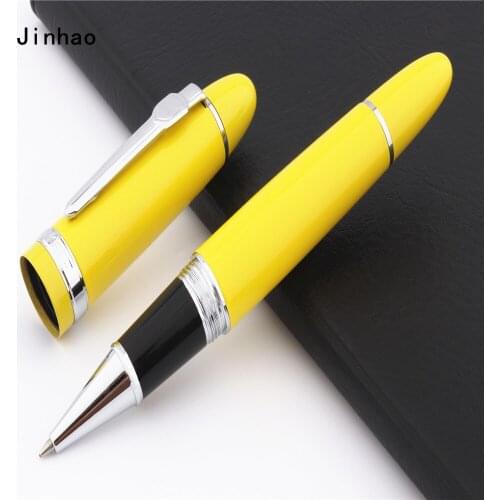 Jinhao 159 Yellow Business office Medium Nib Rollerball Pen New School student stationery Supplies