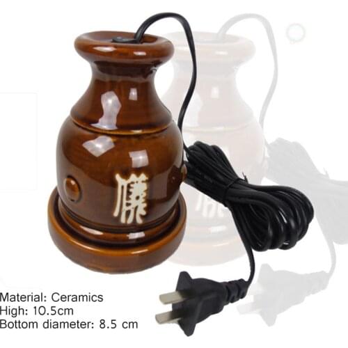 Ceramic pot meridian health beauty warm moxibustion electric magnetic therapy moxibustion khan scrapping with hot compress