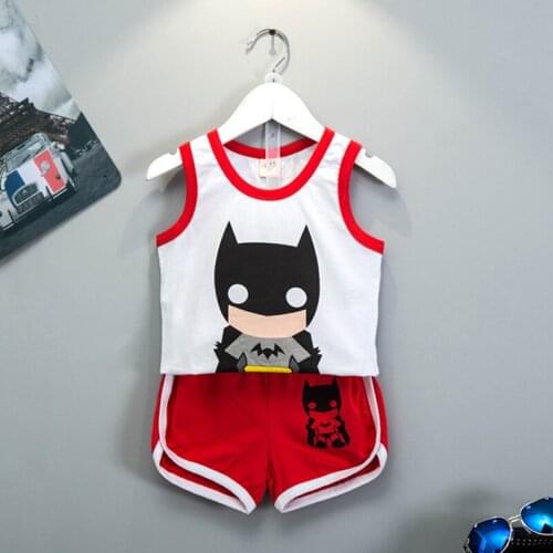 LOVE DD&MM Boys Clothing Sets 2021 Summer kids T-shirts Cartoon Cotton Vest + Shorts Suit Children Clothes