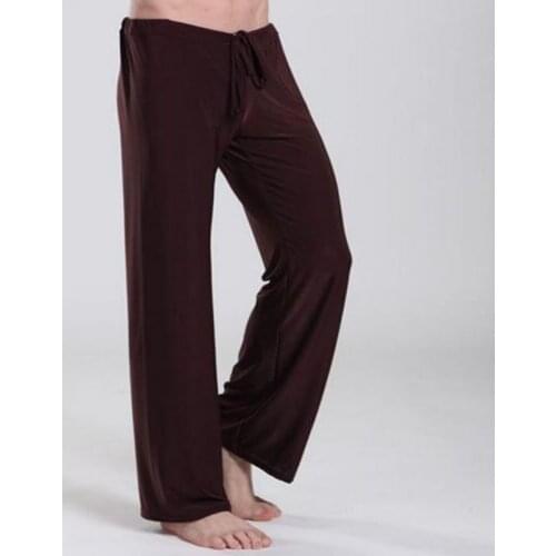 Nice Sleep Bottoms Mens casual trousers soft comfortable Sleep Bottoms Homewear XXL pants pajama Lacing loose Lounge clothing