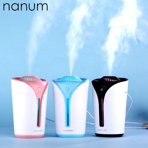 Creative Car Essential Oil Diffuser Mini Ultrasonic Goblet Of Fire Humidifier LED Light USB Aromatherapy Fogger Air Freshener