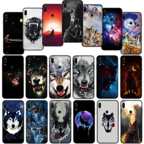 Angry snow wolf Soft Cover Case for Xiaomi Mi Redmi Note 8 SE 8T Pro Max 3 Poco X2 X3 F2