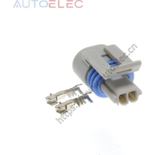 Set 10 2way Packard Manifold Intake Air Temp IAT MAT ACT Sensor Car weatherproof Connector plug-in connector terminal for GM