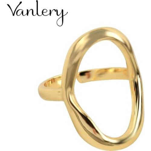 Charming Open Circle Ring for Women Vintage Boho Party Rings Gothic Punk Jewelry Gifts for Girls