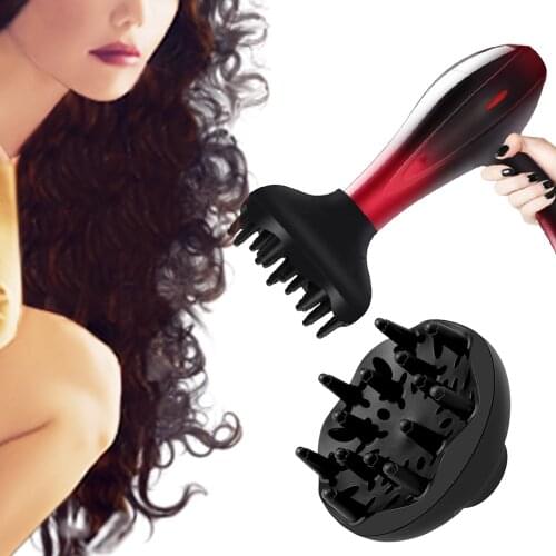 Hairdressing Blower Styling Salon Curly Hair Dryer Diffuser Tool Black