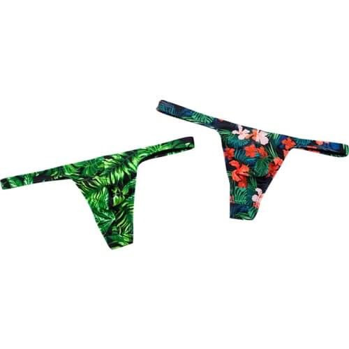 Sexy Low Waist Gay Men Thong Swimwear Mens Swim Shorts Swimming Briefs Bikinis Swim Suit Man Swimsuits Sunga Surfing Shorts