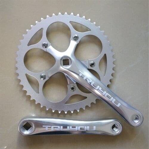 Road Bicycle Crankset 110 BCD 34T 36T 38T 39T 42T 44T 46T 48T 50T 52T 53T Chainwheel 3/32" Folding Bike Square Hole Length 170mm