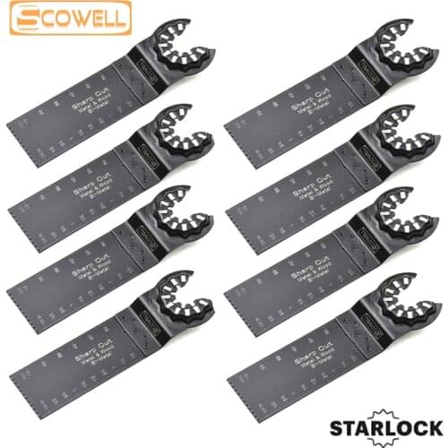 30% Off Plus Extra Long Bi-metal Oscillating Saw Blades For Starlock System Multimaster Machine Multi Tool Renovate Plunge Blade