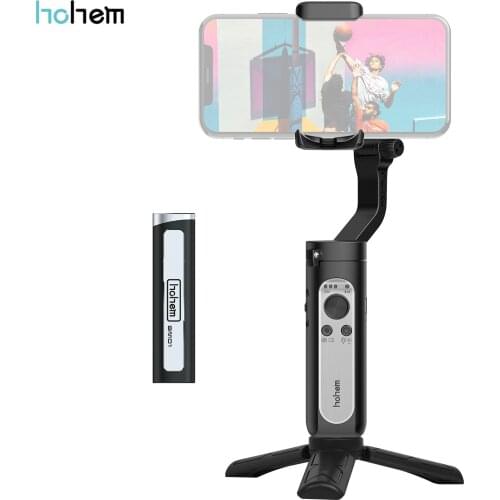 Hohem iSteady X Vlog 3-Aixs Phone Gimbal smartphone Stabilizer with Bluetooth Control Microphone with Moment Mode Anti-shaking