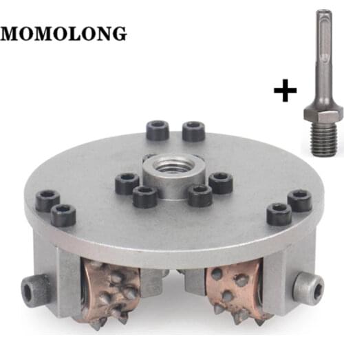 Bush Hammer Rotary Wheel Coating Removal 120mm M16 For Concrete Terrazzo Litchi Surface Epoxy Coating Hammer Plate
